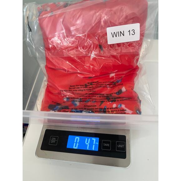 Floral Print Wrap Cami Tank Top with Adjustable Straps Red Blue - Size Medium - Picture 7 of 7